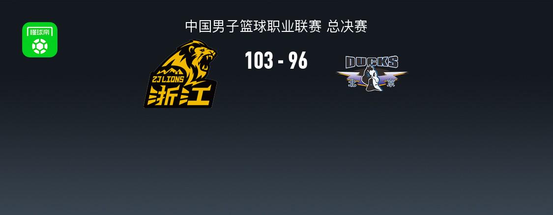 廣廈103-96北京扳平大比分 孫銘徽28+9胡金秋21+5